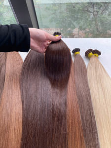 Extensiones de Cabello Virgen Vietnamita a Granel, Blanqueadas, Naturales, Lisas, con Puntas Gruesas/Completas - Product Image 2