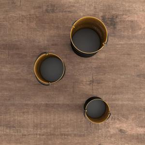 Unique Cylindrical Cutwork <b>Lanterns</b> <b>Set</b> of 3 Ideal for Holiday Decorations Festival Tables and Celebration Settings From India - Product Image 4