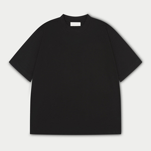 Camiseta de Hombre de Alta Calidad, Oversize, con Hombros Caídos, de Spandex/Algodón, Cuello Redondo, Manga Corta, Lisa, Ecológica, de Secado Rápido y Ajuste Holgado - Product Image 3