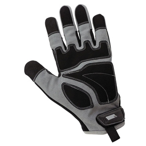 Premium <b>Synthetic</b> <b>Leather</b> Amara Palm Aramid Fiber Inner Liner Hot Rod Style Performance Mechanics Safety Gloves - Product Image 2