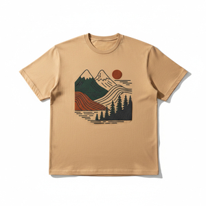 เสื้อยืดพิมพ์ลายนูน 3 มิติ คุณภาพสูงแบบ OEM ทรงโอเวอร์ไซส์ สตรีทแวร์ ยูนิเซ็กซ์ รับสกรีนโลโก้ เสื้อยืดลายกราฟิกเปล่า ไซส์พลัส - Product Image 1