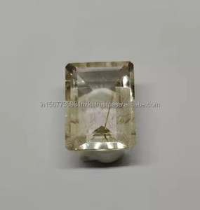Mejor venta de oro rutilo cuarzo corte piedras preciosas joyería blanca piedra colección estilo corte a mano mayorista hecho a mano - Product Image 3