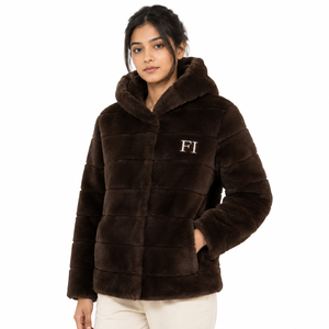Custom Sherpa Textured <b>Quilted</b> Panel Hooded Jacket Long Sleeve Side Pocket Relaxed Fit Men's Cotton Fleece <b>Hoodies</b> USA Supplier - Product Image 1