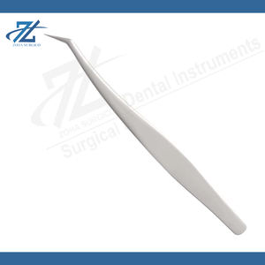 Pinzas para Pestañas Inclinadas de Acero Inoxidable Color Rosa, Estilo Vetus, Precisión en la Extensión de Pestañas, Mango Duradero y Cómodo, Punta Suave, Marca Privada - Product Image 6