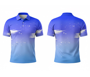 Premium Sublimated Polo Shirt with Custom Logo Printing Durable Stitching for Men Women Youth Quick-Dry Dry-Fit Active - Product Image 3