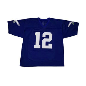 Jersey de Fútbol Americano Sublimado en Poliéster con Diseño Personalizado, Estilo Superior, Mangas Cortas y Característica Transpirable por BS 2026 - Product Image 3