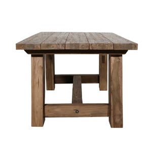 <b>High</b> Quality Reclaimed Teak Wood Dining <b>Table</b> with Artistic Base, Wooden <b>Table</b> for Interior, Cafe, Restaurant and Hotel Use - Product Image 6