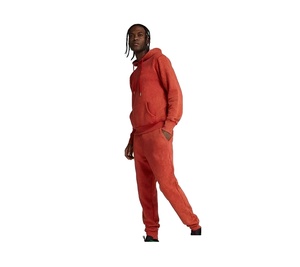 Survêtement de sport ajusté délavé à l'acide pour homme, style urbain streetwear, avec sweat à capuche, design OEM délavé à l'acide - Product Image 1