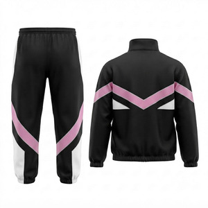 Custom Logo Men Tracksuit Wholesale Slim Fit Polyester <b>Jogging</b> <b>Suit</b> Sportswear 2 Piece Track <b>Suit</b> for Men - Product Image 2