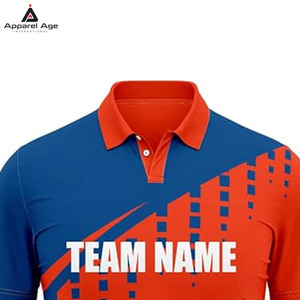 Pakistaanse custom cricket shirts met teamdesign, sublimatieprint, korte mouwen, online te koop. - Product Image 5