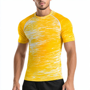 <b>Men's</b> Quick-Drying Soft Compression <b>Base</b> <b>Layer</b> Shirts 100% Polyester Workout Fitness Rash Guard <b>Men</b> - Product Image 1