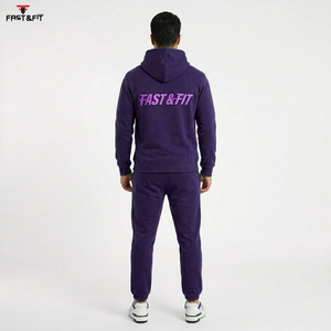 Nouveautés 2026 : Survêtements d'hiver professionnels à capuche, imprimés numériquement, décontractés, grandes tailles, unis, 100 % coton, coupe-vent, en promotion - Product Image 5