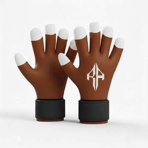 Gants de gardien de but unisexes de haute qualité, matière PU, lacets respirants, protection des doigts et du pouce, par RIVIAN ATLANTIC - Product Image 4