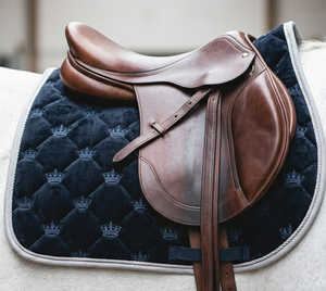 Housse de selle de dressage élégante en coton matelassé vert olive avec doublure en maille et sangle de selle, qualité supérieure pour l'équitation - Product Image 5