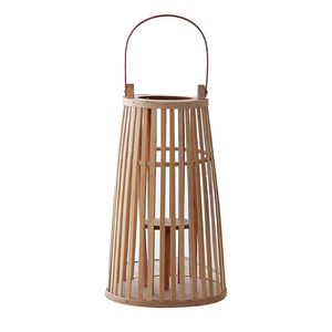 Portavelas Redondo Colgante de Bambú, Hecho a Mano, para Decoración de Hogar, Jardín y Balcón - Product Image 2
