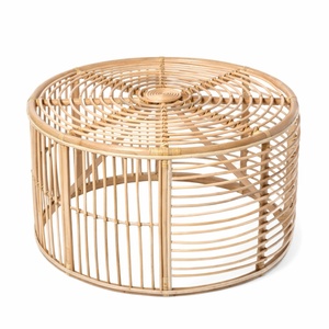 Juego de mesas de centro apilables de ratán de alta calidad, muebles hermosos para decorar salas de estar - Product Image 3