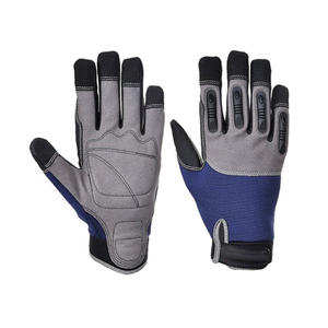 Guantes Industriales de Cuero Sintético Personalizados para Mecánicos, con Protección TPR contra Impactos, Cuidado Personal, Muñequera Elástica Antideslizante y Resistente al Calor - Product Image 1