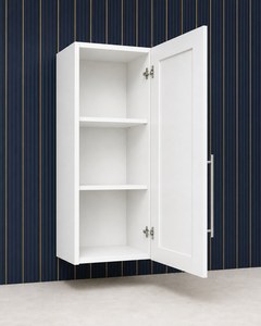 <b>White</b> Modern Wall Mounted Kitchen Cabinet Shaker <b>Door</b> Storage Cupboard Ready to Assemble for Apartment Villa - Product Image 4