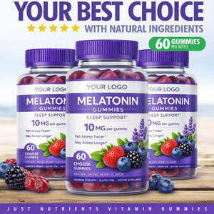Gummies de mélatonine naturelle pour un sommeil réparateur, formule nutraceutique à base de pectine, approvisionnement en gros, directement de l'usine - Product Image 5