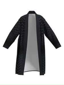 Peignoir en satin de soie de haute qualité pour hommes, longue chemise de nuit, vêtements de nuit grande taille à manches longues, personnalisation disponible - Product Image 6