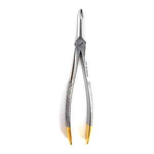 Pinzas de Extracción Dental 41 con Mango Dorado, Instrumento Quirúrgico de Acero Inoxidable para Dentistas, Extracción Profesional de Dientes - Product Image 5