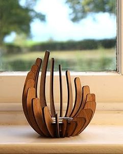 Portavelas de Madera Hecho a Mano para Decoración del Hogar, Moderno Soporte para Velas de Té con Forma de Loto para Mesa de Comedor, Sala de Estar - Product Image 6