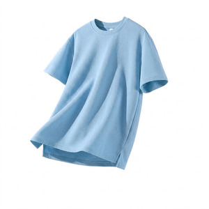 Camisetas Casuales con Estampado Sólido, de Algodón, con Transferencia de Calor, Transpirables, Precio al por Mayor, MOQ Bajo - Product Image 6