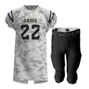 Uniforme de Fútbol Americano al por Mayor para Adultos, Conjunto de Jersey y Pantalones Ajustados con Estampado Sublimado, Uniforme Deportivo de Entrenamiento - Product Image 1