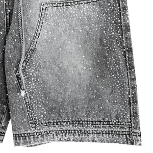 Latest design Rhinestone Shorts High Quality Breathable Comfortable Hot Selling Top Trend Rhinestone Shorts With Reasonable Rate - Product Image 6