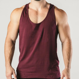 <b>Men's</b> <b>Stringer</b> Tank Top Crew Neck Deep Cut Sleeveless Quick Dry 100% Polyester Gym Workout Bodybuilding Fitness <b>Vest</b> Sportswear - Product Image 6