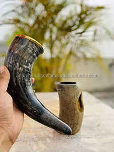 Cuerno para beber vikingo pulido respetuoso con el medio ambiente hecho a mano natural personalizado de la mejor calidad para restaurante y Hotel en casa de la India. - Product Image 3