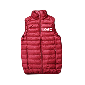 Veste d'hiver personnalisée pour homme, col montant, coupe-vent, légère, imperméable, en duvet de canard - Product Image 3