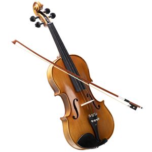 Glarry GV403 Kit per violino acustico 4/4 opaco cassa quadrata naturale 2 archi 3 1 sintonizzatore digitale generatore di toni corde Extra - Product Image 3