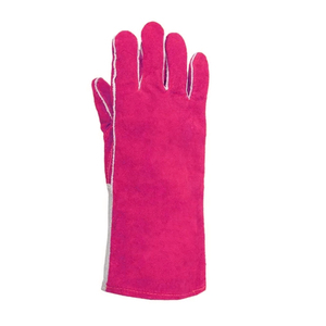 Gants de travail en cuir de vachette anti-éclaboussures de qualité AB, prix de gros, sur mesure, pour la soudure industrielle et la sécurité au travail - Product Image 2