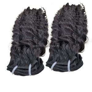 Extensiones de cabello humano Remy virgen con cutícula alineada para estilos rizados 'Fumi' - Product Image 3