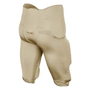 Pantalones de Fútbol Americano Sand con Juego de 7 Protectores Integrados, Pantalones de Entrenamiento de Spandex, Uniforme de Equipo Personalizado, Fabricante OEM - Product Image 2