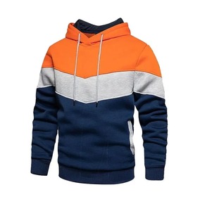 Hot Selling Latest Style <b>Men's</b> Regular Fit Solid Front Hooded <b>Sweatshirts</b> Fleece Breathable Quick Dry Casual Wholesale Winter - Product Image 1