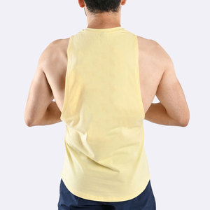Heavyweight Factory Price 240 Gsm Bulk Manufacturer Tank Top Curved Hem 100% Cotton <b>Stringer</b> Cut Out Sleeveless Muscle Fit - Product Image 5