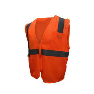 Chaleco de Seguridad Reflectante de Alta Visibilidad, Clase 1 ANSI, Impermeable, con LED Intermitente, de Poliéster Ligero, para Seguridad Vial - Product Image 3