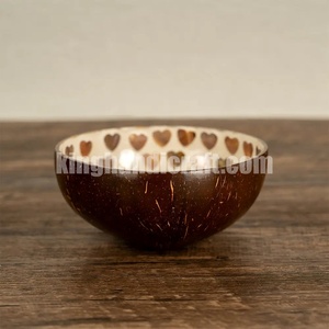 Juego de Tazones de Coco Hechos a Mano con Acabado Natural, Tazones Reutilizables de Cáscara de Coco para Ensaladas, Smoothies y Servir Comida Saludable - Product Image 3
