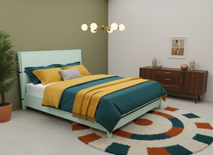 Cadre de lit en bois massif de mangue de qualité supérieure pour chambre à coucher, mobilier en bois d'intérieur, qualité export, vente en gros, OEM, ODM, directement de l'usine, sur mesure - Product Image 6