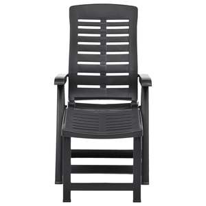 Lettino Prendisole Pieghevole in Plastica Antracite Regolabile, Comodo Lettino da Esterno - Product Image 2