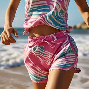 Shorts d'été mignons pour femmes, tissu extensible doux, design confortable, parfaits pour les activités aquatiques, short de plage pour femmes - Product Image 6