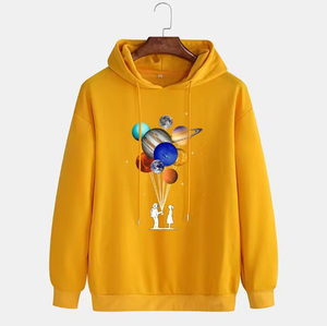 High Quality 100% Cotton Winter <b>Hoodie</b> for <b>Men</b> with Digital Printing Premium Custom Design <b>Fleece</b> Lining & Eco-Friendly Features - Product Image 1