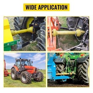 Albero di trasmissione PTO per trattore Serie 4, 1-3/8 pollici, 6 scanalature, per trinciaerba, con lunghezza da 31,5 a 41 pollici, per ricambi macchine agricole - Product Image 3