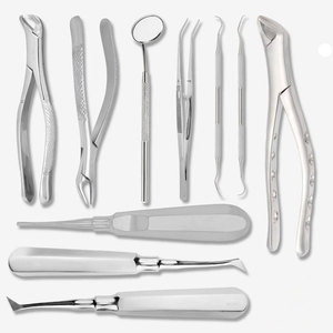 Stainless Steel General Surgery Instrument Set Surgical Kit Manual High-quality Durable Extraction Root Luxating Elevator Curved - Product Image 5