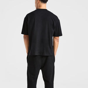 2026 Wholesale Summer Heavyweight Short Sleeve Streetwear <b>Tshirt</b> Custom Logo High Quality Oversized Fashion T Shirts for Men - Product Image 5