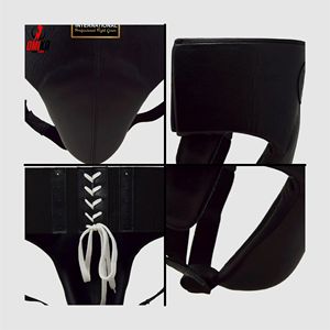 OMIKA INTERNATIONAL Protège-entrejambe de boxe professionnel unisexe – Protection en cuir résistant aux chocs pour MMA, mousse haute densité, logo personnalisé, toutes tailles - Product Image 4
