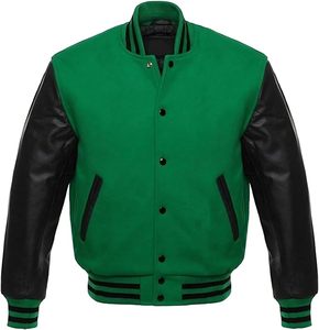 Chaqueta Varsity Modelo 04 de Shaghaf Sports Wear Impex, Nuevo Diseño, para Hombre, con un Solo Botón, Casual, de Invierno, Resistente al Viento, Bordada, 100% Sólida - Product Image 1