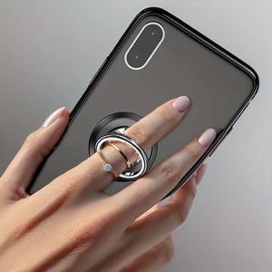 Supporto ad anello per dito rotante a 360 gradi, colore casuale, 6/10 pezzi, universale per telefono, supporto magnetico per auto, pad posteriore per cellulare - Product Image 4